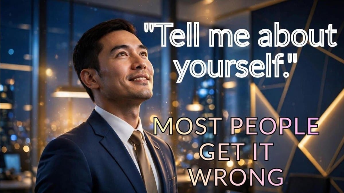How to Answer 'Tell Me About Yourself': The 90-Second Framework