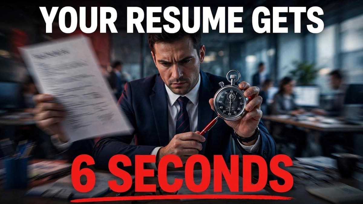 What Hiring Managers Actually Scan For in 6 Seconds